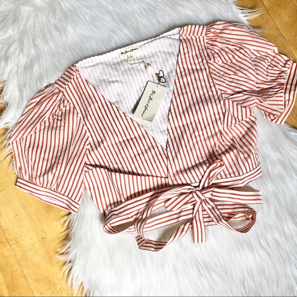 SOLD!!! For Love & Lemons || Selma Wrap Top - Picture 4 of 6